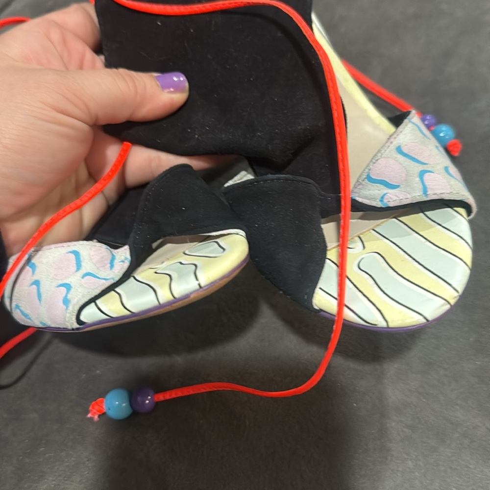 Sophia Webster Black and Multicolor Heels - Picture 6 of 6